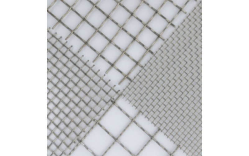 Crimped woven mesh